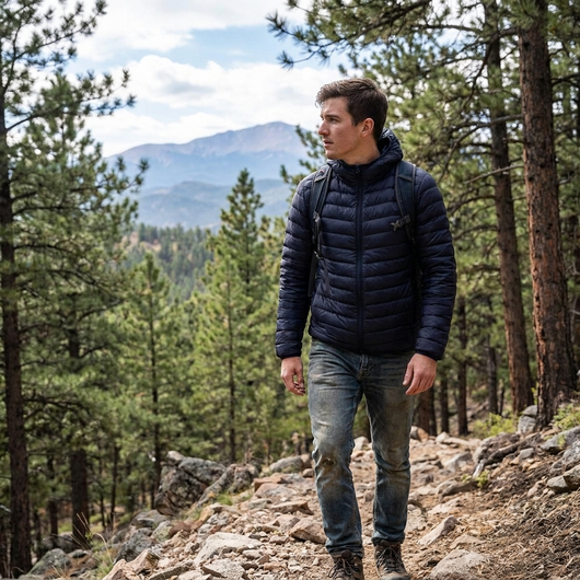 Lightweight Duck Down Puffer Jacket