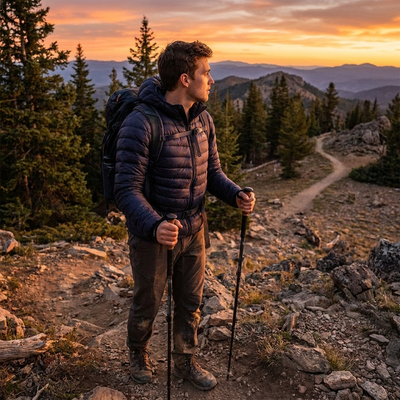 Lightweight Duck Down Puffer Jacket