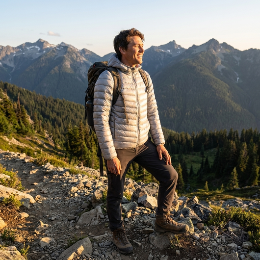 Lightweight Duck Down Puffer Jacket