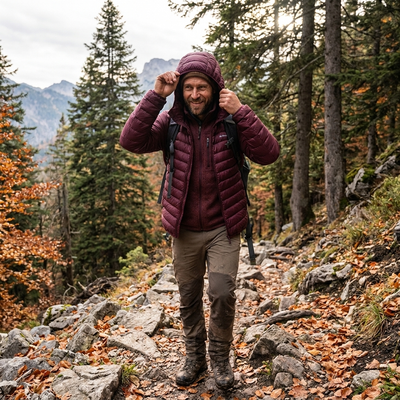 Lightweight Duck Down Puffer Jacket