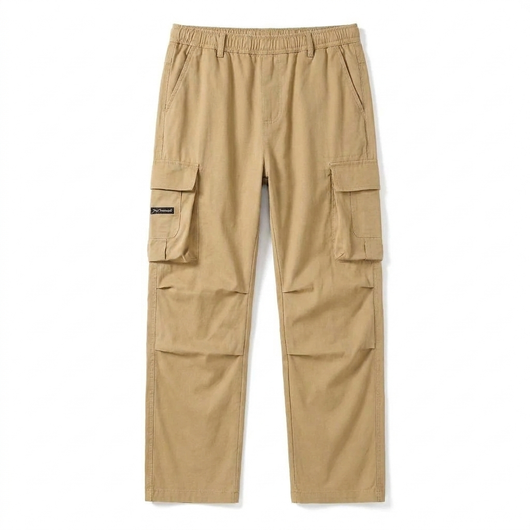Khaki flat-lay