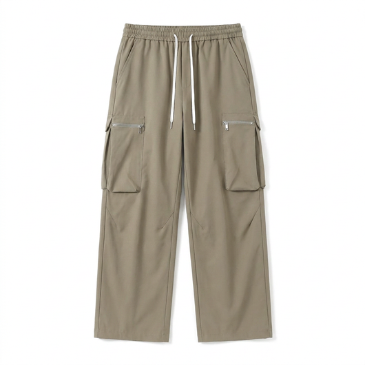 Khaki flat-lay