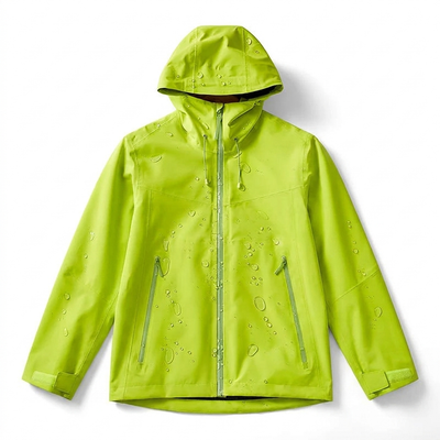 Fluorescent green flat-lay