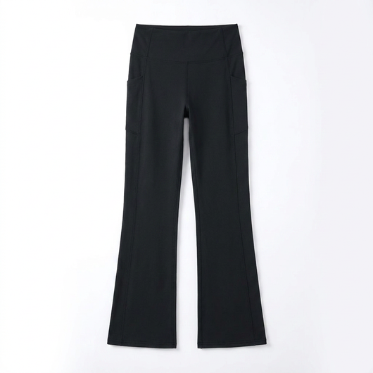 Womens High-Waisted Shaping Leggings Black_1