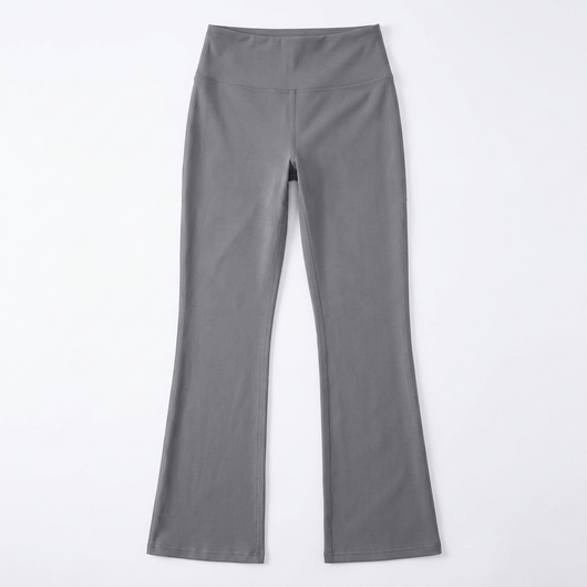 Womens High-Waisted Shaping Leggings Gray_1