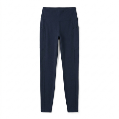 Womens Pocket Sculpting Leggings Navy_1
