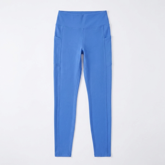 Womens Pocket Sculpting Leggings CornflowerBlue_1
