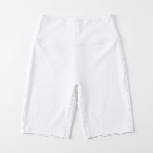 Womens Jelly-Grip Sculpting Shorts White_1