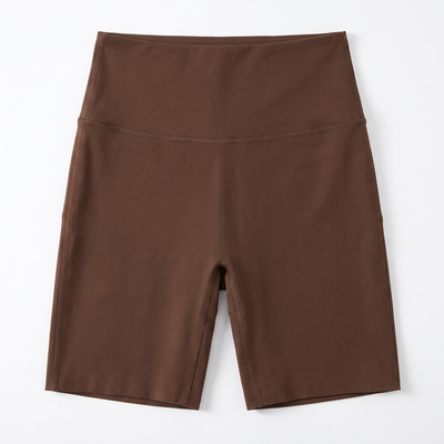 Womens Jelly-Grip Sculpting Shorts Coffee_1