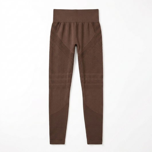 3D Sculpting Anti-Cellulite Leggings Coffee_1