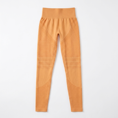 3D Sculpting Anti-Cellulite Leggings Apricot_1