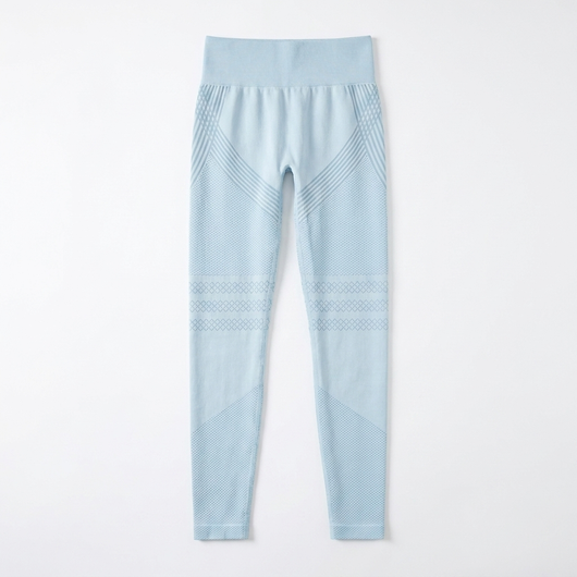 3D Sculpting Anti-Cellulite Leggings IceBlue_1
