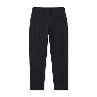 Butt-Lifting Capri Leggings Black_1