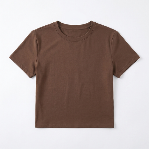 Women's Soft Draped Crew Neck Tee