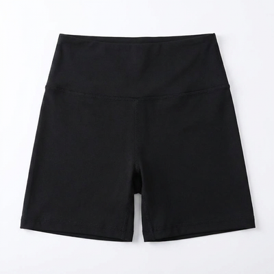 High-Waisted Yoga Shorts Black_1