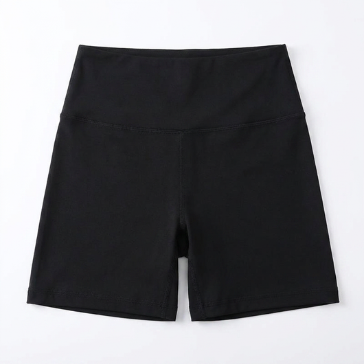 High-Waisted Yoga Shorts Black_1
