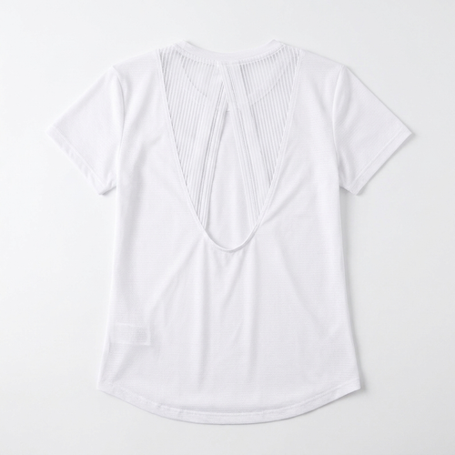 Women's Tulle Layered Yoga Top