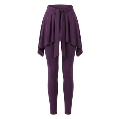 High-Waist Butt-Lifting Yoga Leggings Dark Purple_1
