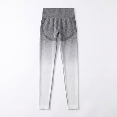 Gradient Yoga Leggings Gray White_1