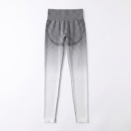 Gradient Yoga Leggings Gray White_1