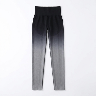 Gradient Yoga Leggings Black Gray_1