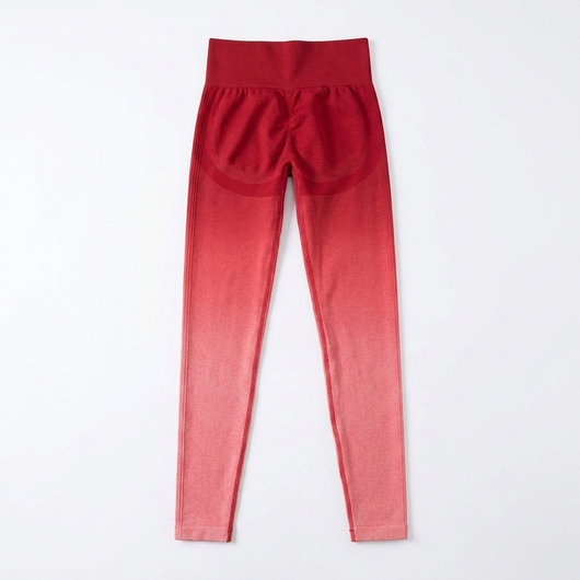 Gradient Yoga Leggings Red_1