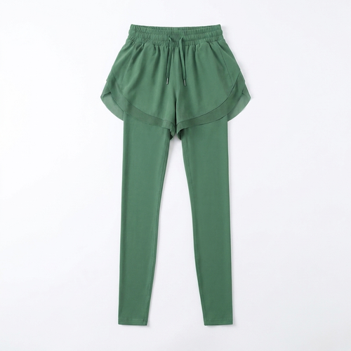 Women's Two-Way Shorts Layered Leggings