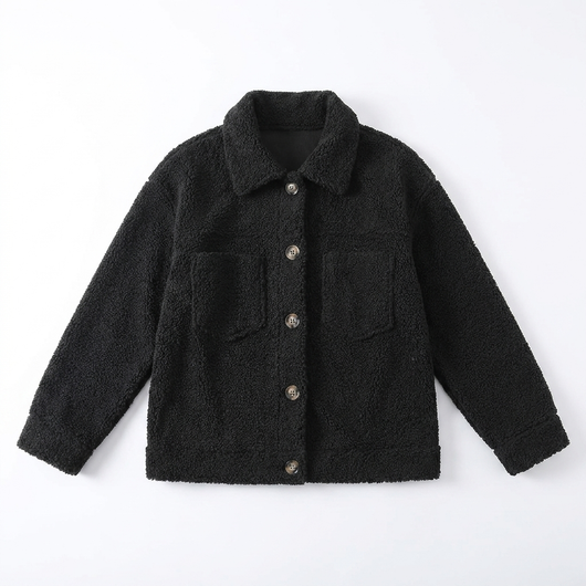 Black flat-lay