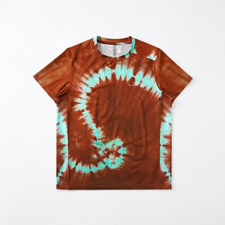 Women's Spiral Print Sports Long-Sleeve T-Shirt - Slimming Quick-Dry Breathable Top