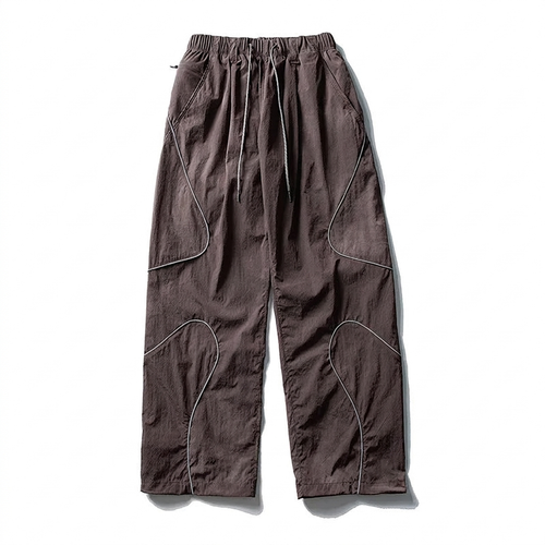 Unisex Outdoor Reflective Cargo Pants - Lightweight Quick-Dry Baggy Trouser