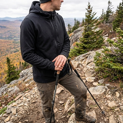 Mesh Soft Shell Outdoor Jacket lifestyle 2