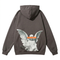 Men's Angel & God Print Hoodie - Cotton Fleece Harajuku Streetwear Pullover