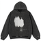 Men's Oversized Freak Shadow Graphic Hoodie - Harajuku Streetwear Pullover
