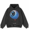 Men's Big Eyeball Graphic Hoodie - Heavy Cotton Streetwear Pullover