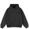 Men's Oversized Plain Hoodie Sweatshirt - Washed Streetwear Pullover