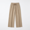 Women's Flowy Wide-Leg Pants with Elastic Drawstring Waist - Roomy Full-Length Pants