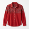 Women's Patterned Long-Sleeve Button-Front Shirt - Polished Regular Fit Shirt with Timeless Collar